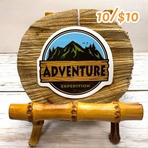 10 / $10 - Adventure Expedition Sticker - Mountains / Nature / Hiking / Camping